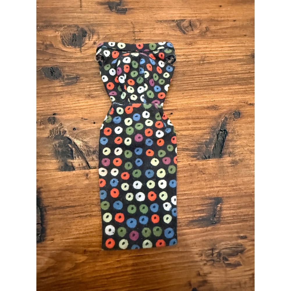 Vintage Mattel Barbie #917 Apple Print Sheath 1959 Dress Only